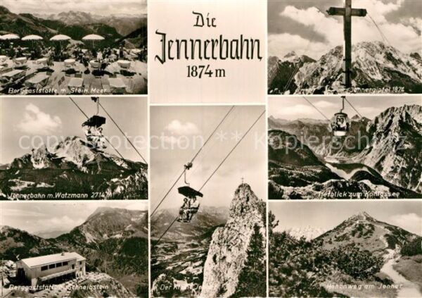 Sessellift Jenner Berggaststätte Watzmann Jennergi