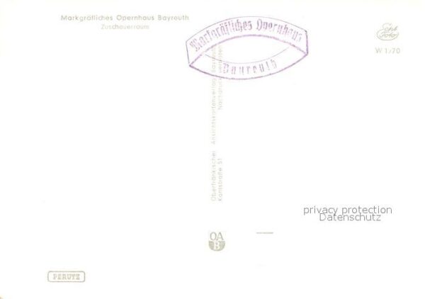 Oper Markgräfliches Opernhaus Bayreuth Zusch – Bild 2