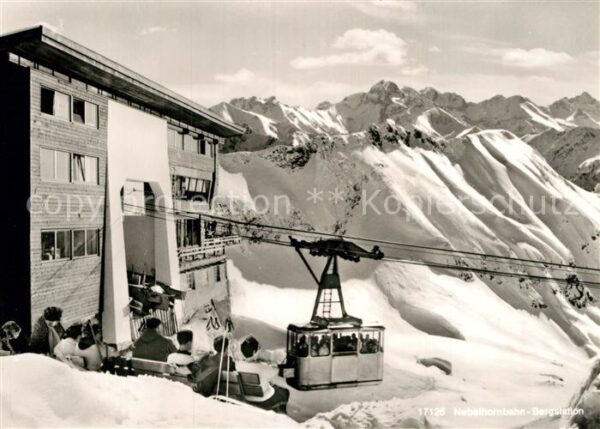 Seilbahn Nebelhorn Bergstation Oberstdorf Mädele