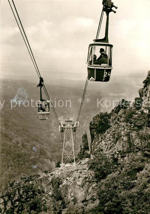 Seilbahn Thale Bodetal Hexentanzplatz