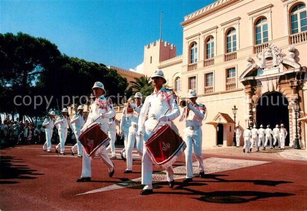 Leibgarde Wache Releve de la Garde d_Ete Monaco Trommel