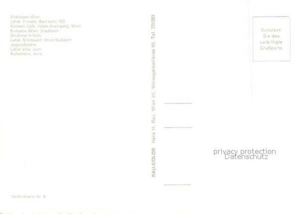 Komponist Franz Lehar Volksoper Wien Theater Bad – Bild 2
