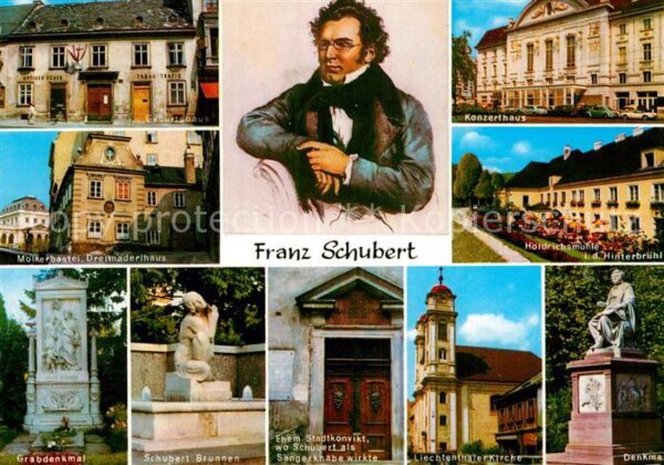 Schubert Franz Wien Geburtshaus Konzerthaus Höldrichsm