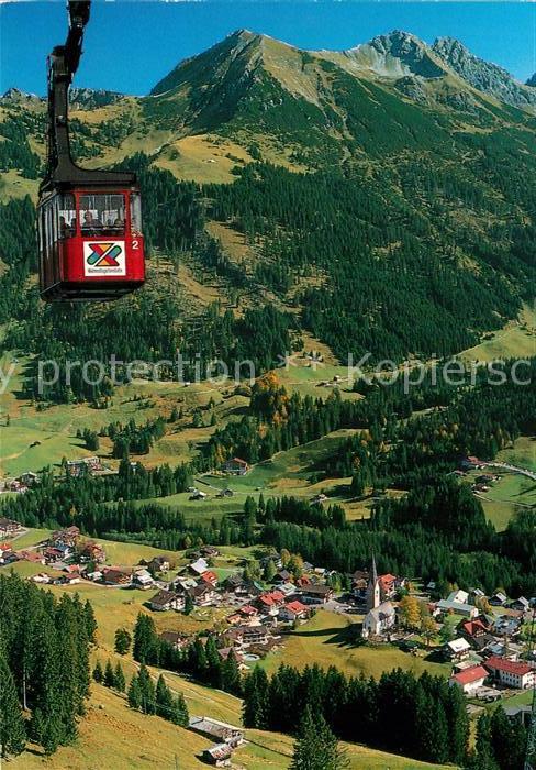 Seilbahn Walmendingerhorn Hammerspitze Hochgehre