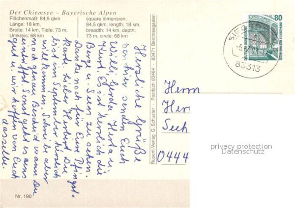Dampfer Seitenrad Ludwig Fessler Chiemsee Loferer-Steinbe – Bild 2