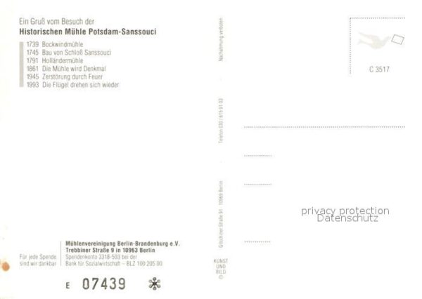 Windmuehle Friedrich der Grosse und Mühlenbesitzer – Bild 2