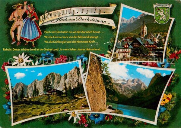 Liederkarte Hoch vom Dachstein an