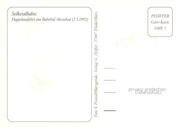 Lokomotive 997236-5 Selketalbahn Alexisbad – Bild 2