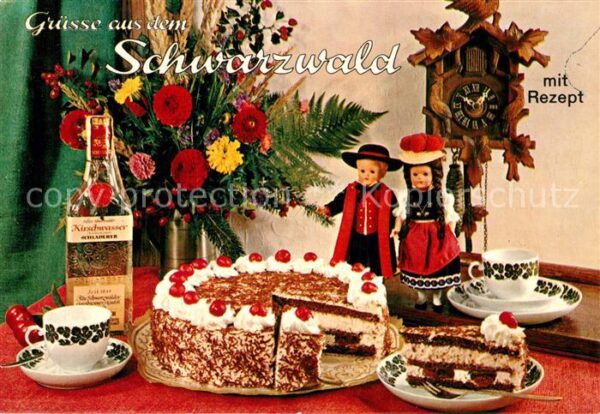 Lebensmittel Rezept Schwarzwälder Kirschtorte Kuckuc