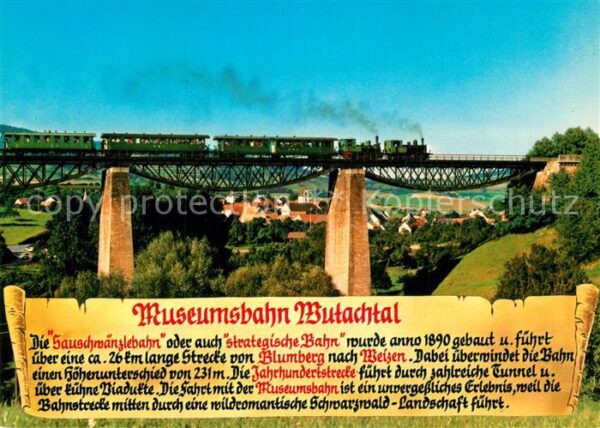 Eisenbahn Museumsbahn Wutachtal