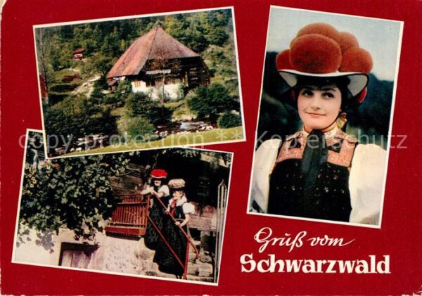 Trachten Schwarzwald Schwarzwaldhaus Bollenhut