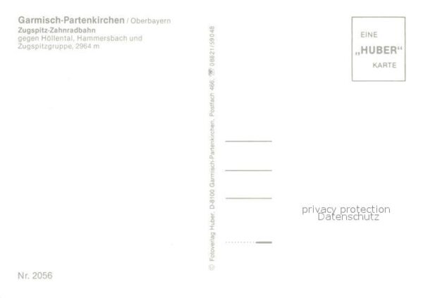 Zahnradbahn Zugspitze Garmisch-Partenkirchen Höllen – Bild 2
