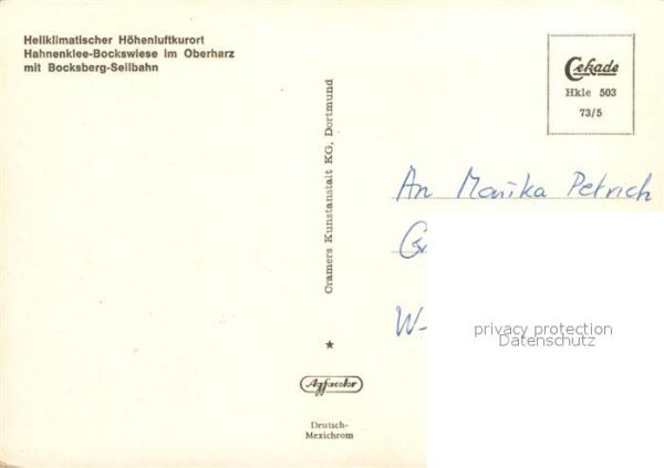 Seilbahn Bocksberg Hahnenklee-Bockswiese – Bild 2