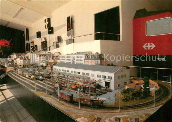 Modellbau-Eisenbahn Rangierbahnhof Verkehrshaus Luzern