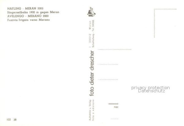 Seilbahn Hafling Meran Funivia Ivignia – Bild 2