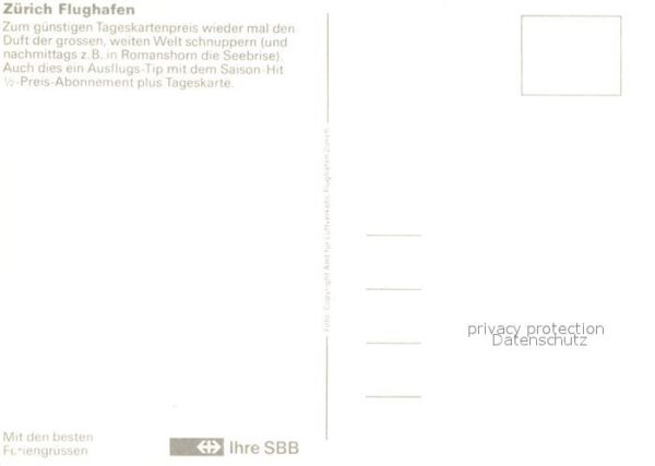 Swissair Zürich Flughafen – Bild 2