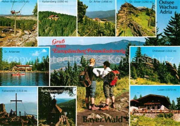 Wandern Europäischer Fernwanderweg Bayerischer