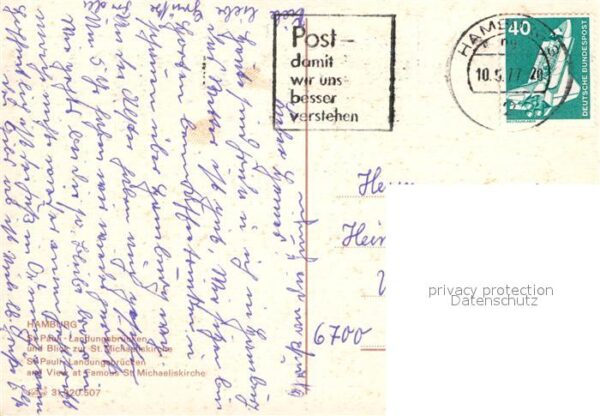 Schiffe Ships Navires Wappen von Hamburg St. Pauli-Landungsbr – Bild 2