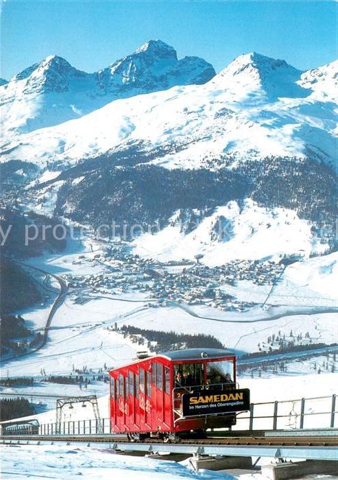 Zahnradbahn Muottas Muragl Celerina St. Moritz Piz