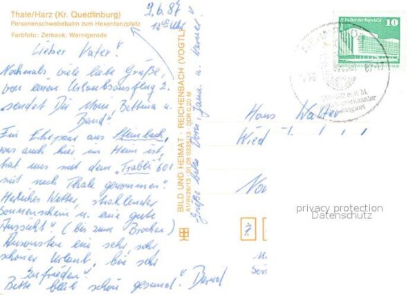 Seilbahn Thale – Bild 2