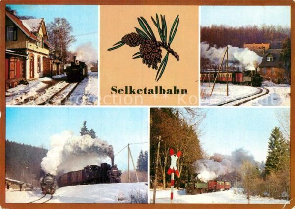 Eisenbahn Selketalbahn Bahnhof Strassberg Harzger