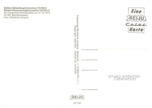 Lokomotive Elektro-Schnellzuglokomotive 111049-3 D – Bild 2