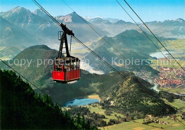 Seilbahn Tegelberg Schwangau Füssen Brentenjoch