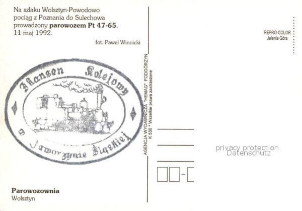 Lokomotive Parowozem Pt 47-65 Wolsztyn-Powodowo – Bild 2