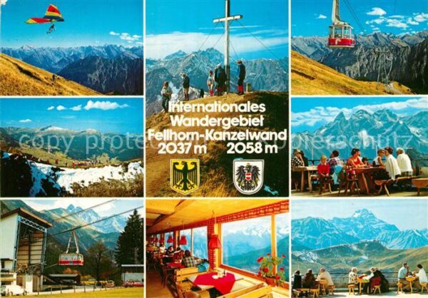 Seilbahn Wandern Drachenfliegen Fellhorn Kanzelw