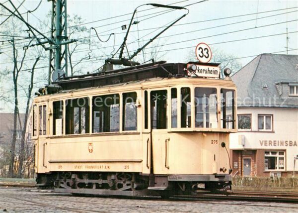 Strassenbahn Triebwagen Typ B Stadtwerke Frankfurt a