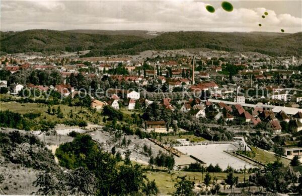 Lahr Baden Panorama mit Schwimmbad