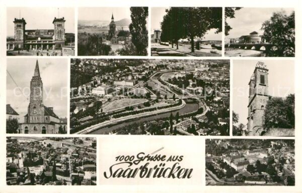 Saarbruecken Teilansichten Stadtblick
