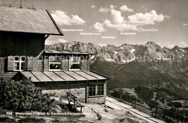 Wankhaus mit Wettersteinwand Wettersteinkopf Mus