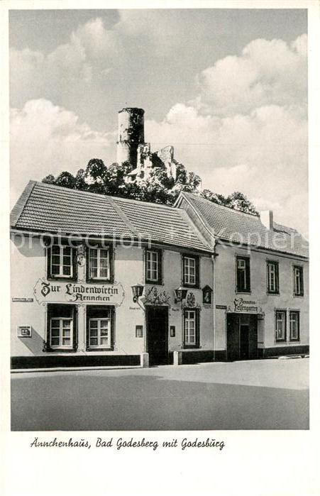 Bad Godesberg Ännchenhaus Zur Lindenwirtin mit Godesb