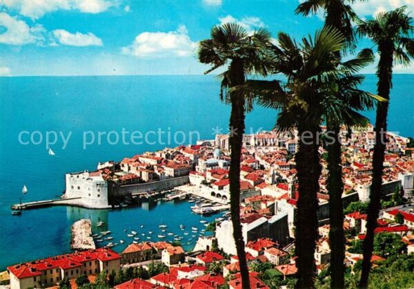 Dubrovnik Ragusa Stadtblick