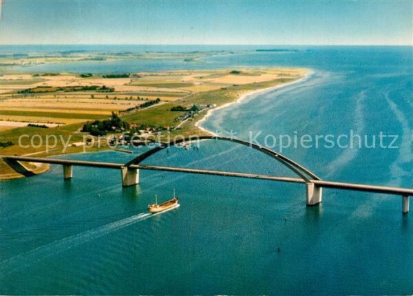 Fehmarnsund Fliegeraufnahme mit Fehmarnsundbrücke