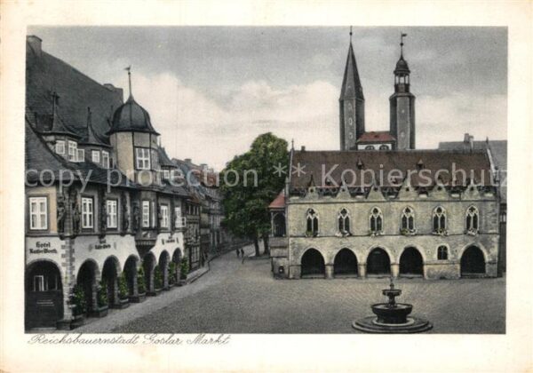 Goslar Markt Kirchtürme