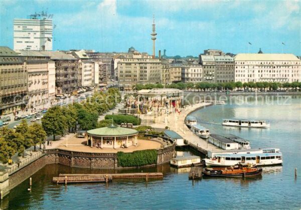 Hamburg Jungfernstieg und Binnenalster