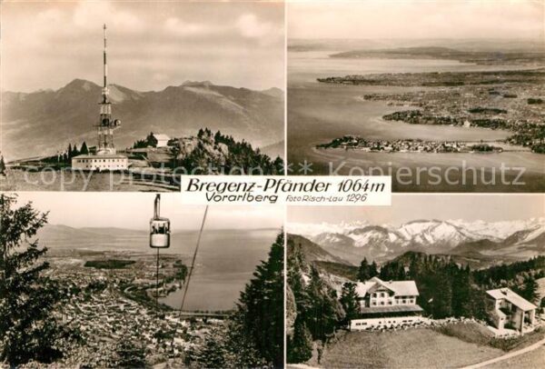 Bregenz Bodensee Pfänder Seilbahn Panorama