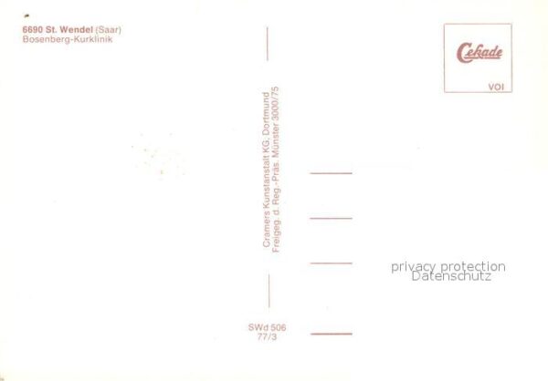St Wendel Bosenberg Kurklinik Fliegeraufnahme – Bild 2