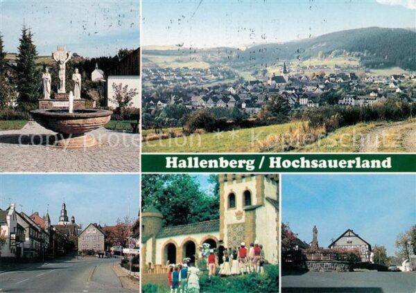 Hallenberg Kreuzberg Fliegeraufnahme Strassenparti