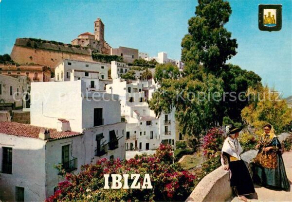 Ibiza Islas Baleares Isla Blanca Vista parcial