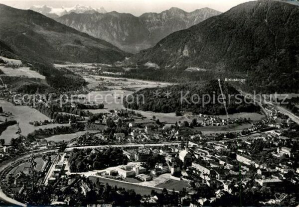 Bad Ischl Salzkammergut Fliegeraufnahme mit Hoher Dachstein