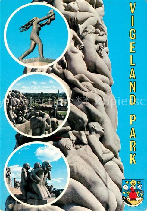 Oslo Norwegen From the Vigeland Sculpture Park