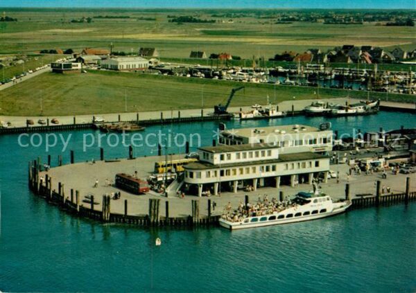 Norddeich Ostfriesland Am Hafen Fliegeraufnahme