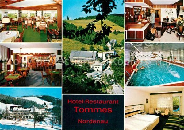 Nordenau Hotel Restaurant Tommes Gasträume Rezep