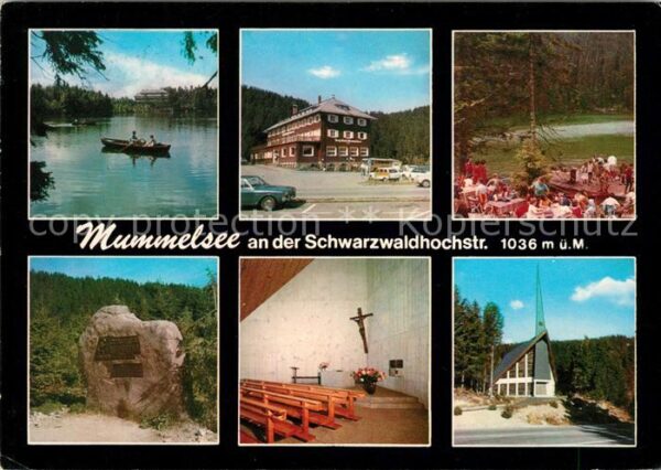 Seebach Ortenaukreis Mummelsee Hotel Freiterrasse Gedenkstei