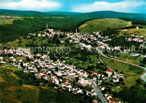 Oberreifenberg Fliegeraufnahme mit Niederreifenberg im