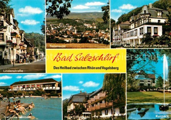 Bad Salzschlirf Lindenstrasse Teilansicht Haus Kronprin