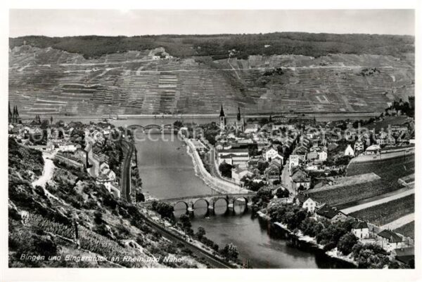 Bingen Rhein mit Bingerbrück und Nahe